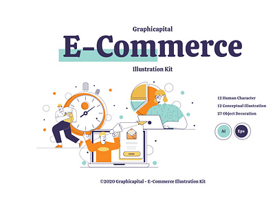 E-Commerce Illustration Kit