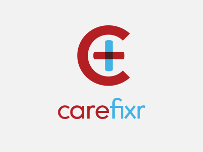 Carefixr Logo feedback hospital insurance logo medical care medicine