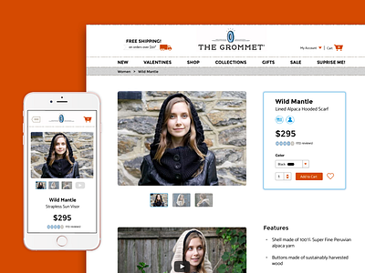 The Grommet Website Re-Design Concept