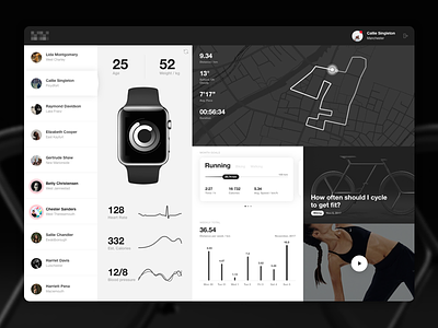 Fitness App Interface activity app apple watch black. tracking fitness interface run sport ui