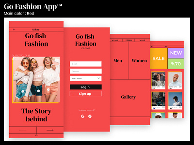 Fashion App app branding cloth fashion graphic design minimal ui ui design uiux ux ux design