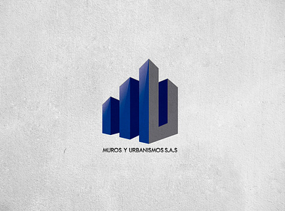 Muros y Urbanismos s.a.s arquitecture branding construction construction company constructor design illustration logo vector
