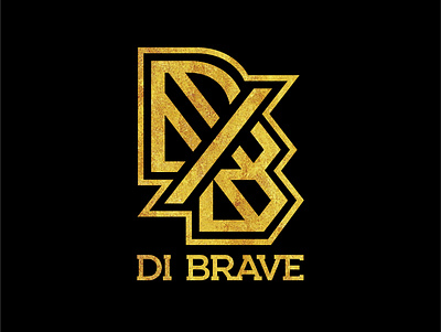 DI BRAVE art artist branding design hip hop logo music rap vector