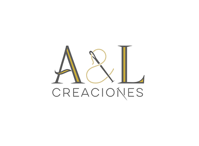A&L CREACIONES art branding design fashion fashion brand logo
