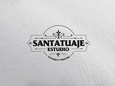 SANTATUAJE ESTUDIO art branding design ink logo piercing tattoo tattoo art