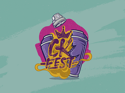 CK FEST art branding design hip hop illustration logo music rap
