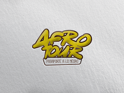 AFRO TOUR afro art culture logo