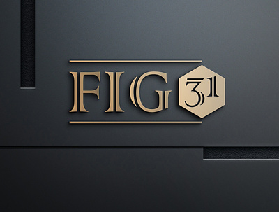 Fig 31 apartment logo logo logo design minimal mordern logo unique logo