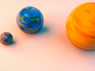 Planet balls 3d animation cinema 4d everyday gif planets