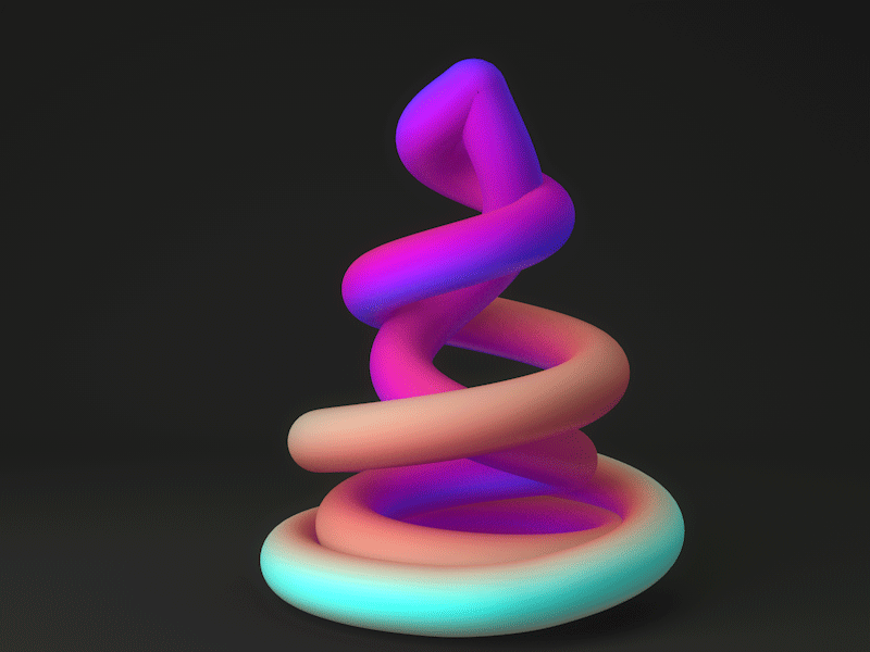 Everyday shot 3d animation cinema4d everyday gif gradient motion design