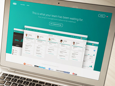 TeamGrid Landingpage (SaaS)