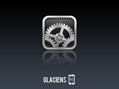 Settings - Glaciens gears glaciens icon settings