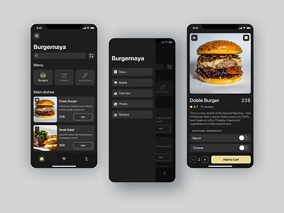 Food Delivery App app application design food app mobile ui ux