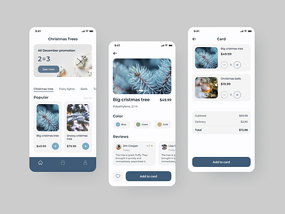 Сhristmas shop app app appdesign application christmasapp design mobile ui ux сhristmas shop app