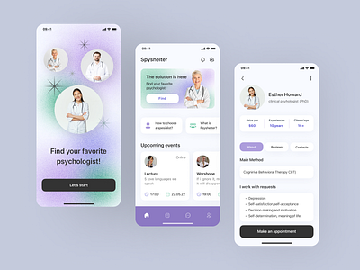 Medical app app appdesign application design medical medical app mobile ui ux