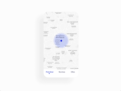 Find Driver Concept app clean interface mobile app product product design ui ux