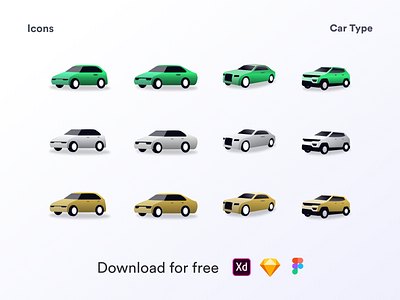 Car icon illustrartion car clean drive free freebies freedownload icons illustration vector
