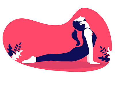 woman practicing yoga! charachter clean illustration isometric simple ui vector vishvector woman yoga