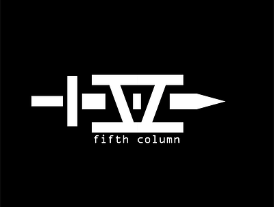 Fifth Column branding design icon minimal