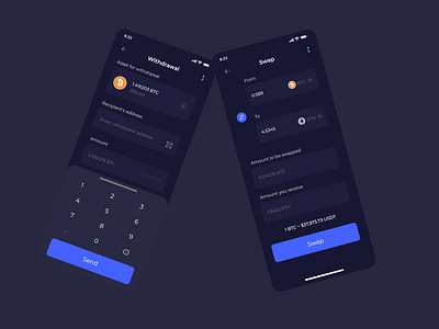 Cryptocurrency DEX Wallet