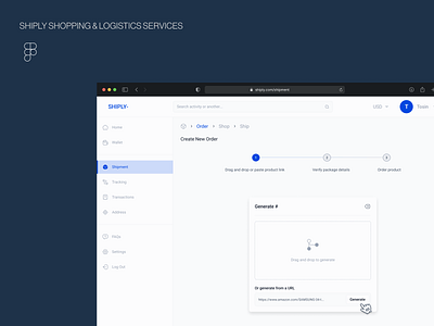 Shiply Shopping & Logistics Dashboard