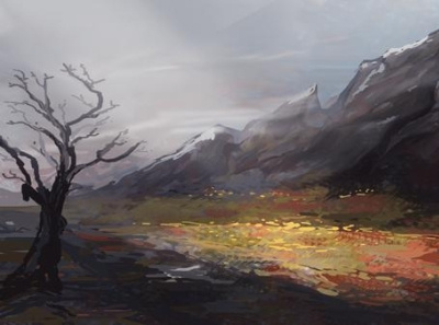 cold swamp by extrin6 creativedesign creativeeveryday digitalillustrations illustration