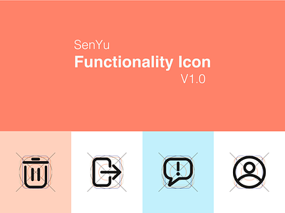 SenYu Icon design icon ui 合作 项目