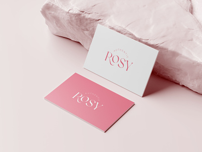 Rosy Authentic authentic branding fashion branding logo luxury typo