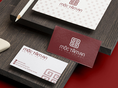 Mộc Tâm An - Branding branding furniture graphic design logo wood