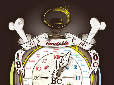 Time is ticking bones illustration pocket watch t shirt timetable vector