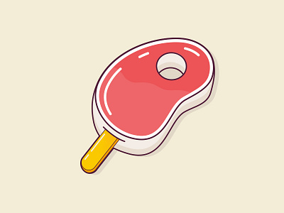 Ice ice baby fun iampommes ice icon illustration logo mannheim meat pommes popsicle vector