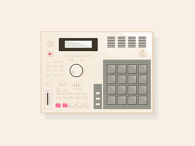 MPC beats hiphop iampommes illustration mannheim mpc music pommes rap samples vector