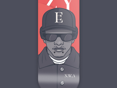 36 days of type - Eazy-e 36 days of type eazy e font graphic hiphop illustration music rap skateboard skateboarddesign skateboarding typography
