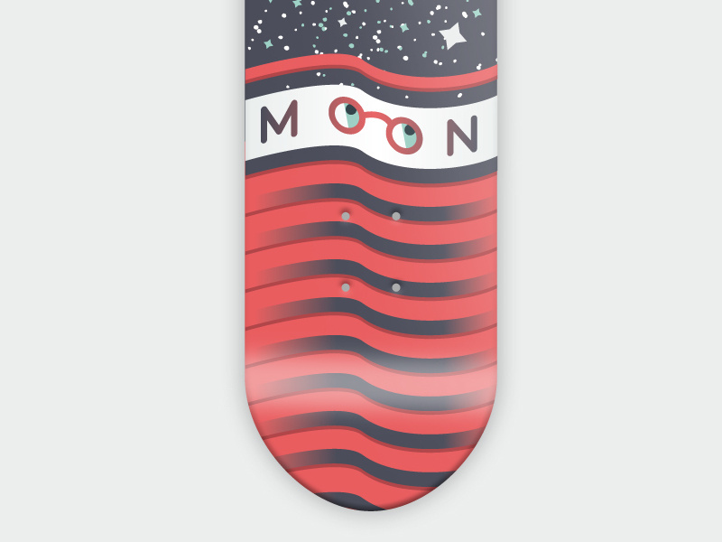 36 days of type - Moon vector 36 days of type m skateboard graphic illustration font skateboarding skateboarddesign space moon typography