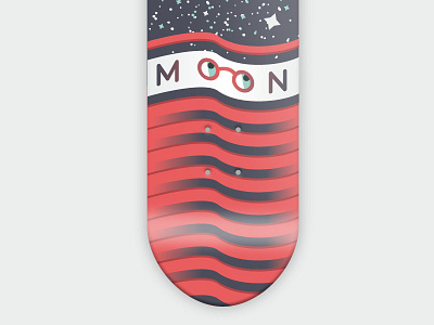 36 days of type - Moon 36 days of type font graphic illustration m moon skateboard skateboarddesign skateboarding space typography vector