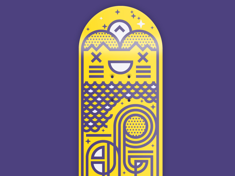 36 days of type - Parallel typography lines parallel skateboarddesign skateboarding font illustration graphic skateboard p 36 days of type vector