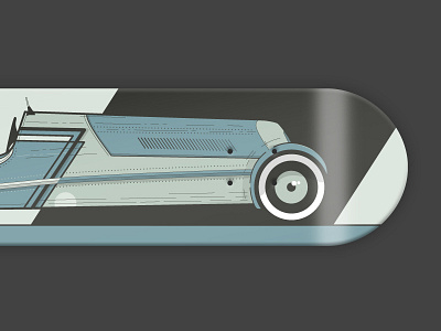 36 days of type - 7 36 days of type 7 car font graphic illustration oldtimer skateboard skateboarddesign skateboarding typography vector