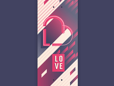 36 days of type - L 36 days of type font graphic heart illustration l love skateboard skateboarddesign skateboarding typography vector