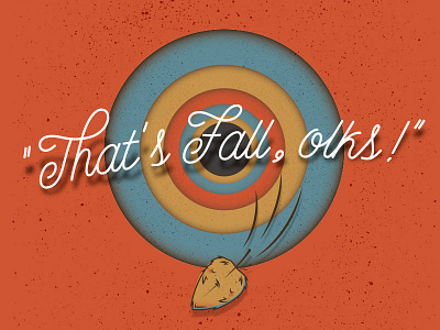 That's Fall, olks autumn autumn leaves cartoon fall iampommes illustration leave mannheim pommes thats all folks thats fall olks typography vector