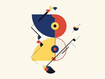 Bauhaus - B 36 days 36 days of type 36days b 36daysoftype bauhaus bauhaus100 design iampommes illustration pommes typography vector