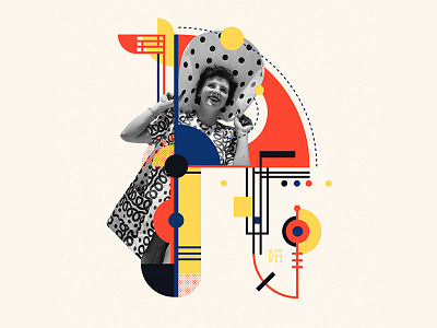 Bauhaus - S 36 days of type 36days r 36daysoftype bauhaus bauhaus100 collage collageart design graphic iampommes illustration pommes typography vector vintage