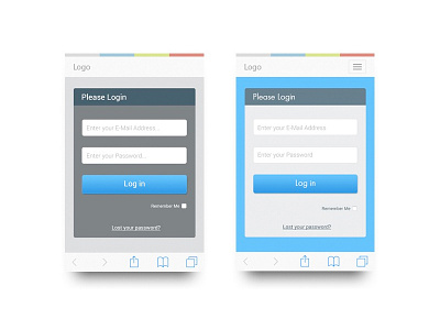 Login form UI design ideas