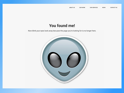 dailyUI #8 404 page dailyui web design