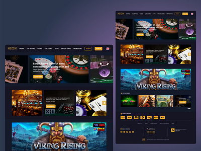 Gambling Website Design