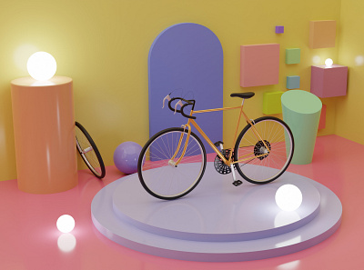 Bicycle Modeling (Learning Process) 3d 3d modeling bicycle blender modeling