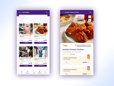 Food Booking App - part -01 app design mobile app ui