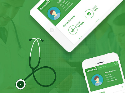 Carenation Healthcare App design