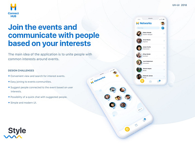 Events & communication mobile app