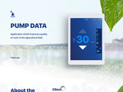 Pump Data - Tablet App application case study inoxoft tablet app tablet app design ui design user experience ux design