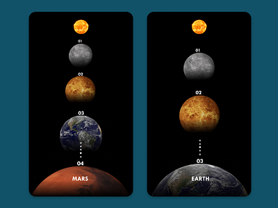 Solar System app app design app designer solarsystem ui ui ux ui design ui kit uidesign uidesigner uidesing uiinspiration uiux ux